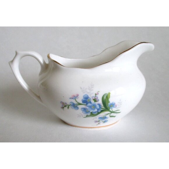 Royal Albert Forget Me Not Mini Oval Creamer Open Sugar Bowl English Bone China - Picture 3 of 10